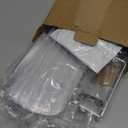 8" x 4" Universal Magnetic Tractor Mirror Stainless Steel Convex Rear View Mirror with U-Bracket for Trucks Tractors Forklifts (Pack of 1)