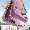 TOCOL for iPhone 17 Pro Case, Compatible with Magsafe Charger, Full Camera Protection, Translucent Matte Phone Case for 17 Pro 6.3 inch (Lilac Purple)