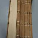LazBlinds No Drill Bamboo Roman Shades, 34x64, Brown