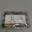 60-Pcs Heavy Duty Speedy Double Snap Grip Nylon Plastic Hose Clamps 8 Sizes Set Assortment (W/O Plier)