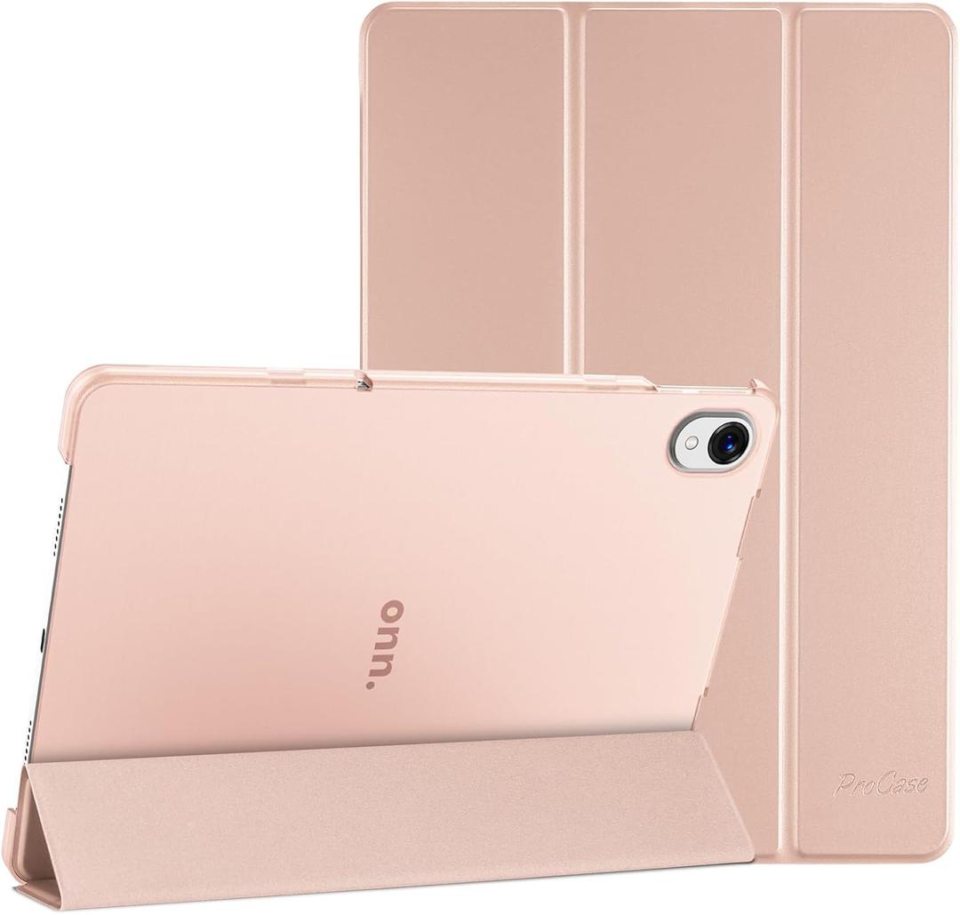 ProCase for Onn. 12.1" Tablet Pro 2024 Case, Slim Stand Hard Back Shell Protective Smart Cover for Onn. 12.1 Inch Tablet Pro 2024 Model -Rosegold