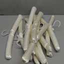 Tosnail 12 Pack Satin Padded Hangers Foam Padded Hangers Dress Hanger - Ivory