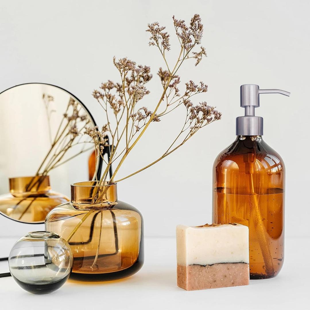 Stainless Steel Soap & Lotion Dispenser Pump