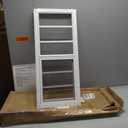 2 Pack Shed Windows, Chicken Coop Windows, 24" x 36" White