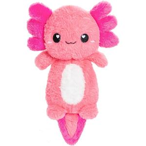 Axolotl Microwavable Unscented Heating Pad for Women and Kids Cute Soft Cozy Pillow Plush Heatable Warm Stuffed Animals Kawaii Hot and Cold Plushie Food Toy Axolotl Gifts for Girls and Boys, Pink