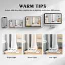 4-Panel-Curtain Room Darkening, 84 Inch Length for Bedroom Living Room, Insulated Thermal Grommet Curtain Drapes, Blackout(60-90%,Not 100%) Window Treatment Decor, Pack of 4, 52x84, GreyishWhite
