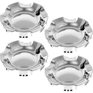 9596007 4PCS 7-1/8" 6 Lug Center Caps for Rims 20 Inch Compatible with Chevy Silverado Avalanche Suburban Tahoe 2007-2014, Replace 9596007 9595152