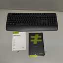 seenda Wireless Bluetooth Keyboard and Mouse Combo, COE200 Ergonomic Wireless Keyboard Mouse with Wrist Rest, Multi-Device Connection, Full-Size, Compatible for Computer/Laptop/Mac/MacBook, Black