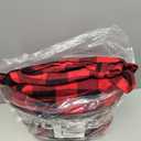 Bare Home Flannel Sheet Set Prints, 100% Cotton, Velvety Soft Heavyweight - Christmas Holiday Sheets - Double Brushed Flannel - Extra Softness, Comfort - Deep Pocket (Queen, Buffalo Plaid - Red/Black)