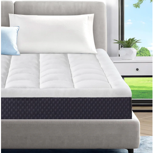 ELEMUSE Cooling Gel Memory Foam Plus Pillowtop Mattress, CertiPUR-US® Certified Breathable Bed in a Box for Pressure Relief, Fiberglass-Free, Full, 5 Inches