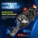 Front Strut Shock Assembly w/Coil Spring Compatible with Toyota Camry 2002-2003, for Lexus ES300, Replace 171490 171491, Left & Right, 2PCS