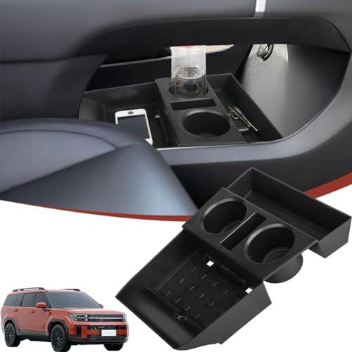 Salusy for 2024 2025 Hyundai Santa Fe Insert Glove Pallet Organizer Center Console Armrest Storage Box Tray Santa Fe 2024 2025 Accessories (2024 2025 Santa Fe Lower Console Tray)