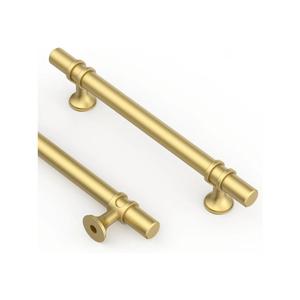 Asidrama 10 Pack 5 Inch(128mm) Brushed Gold Kitchen Cabinet Handles, Cabinet Pulls Kitchen Cabinet Hardware Cupboard Handles Drawer Pulls