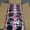 Oleitodh 60 Pack Pink Party Sunglasses Kids Bulk for Birthday Party Favors Goody Bag Fillers for Beach Pool Party for Teens Adults