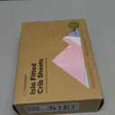 KeaBabies 2-Pack Baby Crib Sheets for Boys, Girls - 52x28 Viscose Derived from Bamboo Toddler Bed Sheets Neutral, Fitted Crib Mattress Cover for Standard Baby Bedding, Soft & Cozy (Blue Flax)