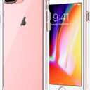 JETech Case for iPhone 8 Plus and iPhone 7 Plus 5.5-Inch, Non-Yellowing Shockproof Phone Bumper Cover, Anti-Scratch Clear Back (Clear)