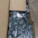 7.5 ft. Pre-Lit LED Flocked Snow Hinged Pine Artificial Christmas Tree with 450-Lights