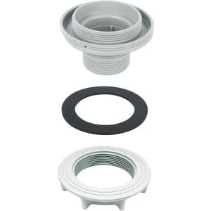 Pool Threaded Strainer Connector Nut Washer Kit 10744 10256 10255 for Intex Above Ground Swimming Pool Hose Connector Replacement Part (10744 x1,10256 x1,10255 x1)