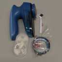 BEAUTURAL Fabric Shaver and Lint Remover, Sweater Defuzzer with 2-Speeds, 2 Replaceable Stainless Steel Blades, Battery Operated, Remove Clothes Fuzz, Lint Balls, Pills, Bobbles (Tufts Blue)