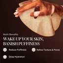 Caffeine Face Mask Patches with Niacinamide, Peptides & Horse Chestnut  Hydrogel Sheet Mask for De-Puffing, Brightening & Refreshing Tired Skin