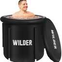 Wilder XL Ice Bath Cold Plunge  86 Gallon Portable Ice Bath Tub for Recovery and Cold Water Therapy  Triple Insulated