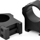 WARNE Scope Mounts Maxima Horizontal, 1 Inch, PA, Optic Rings, High, Matte Black