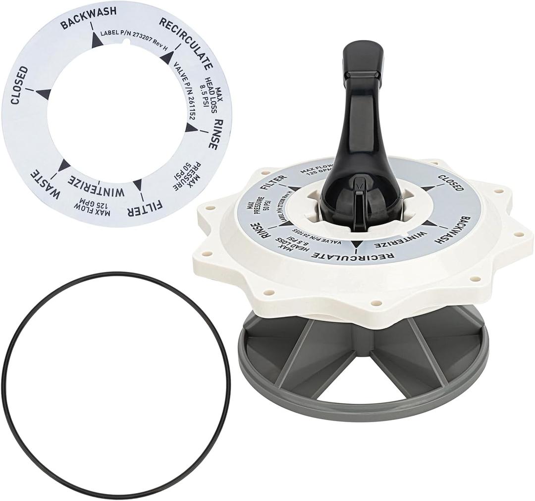 X4XZ 270067 2 Inch Top Valve Assembly Replacement Kit for Pentair Top and Side Mount Pool/Spa Multiport Valve Replace# 270067