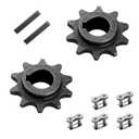 KAMIER 10 Tooth #40 41 420 Chain Front Sprocket 5/8" Bore for Predator 196cc 200cc 212cc 6.5hp Coleman CT200U CT200U-EX BT200X Baja Massimo Warrior MB200 Mini Bike KT196 Trailmaster Go Kart Cart Parts