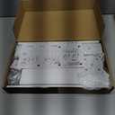 Hemudu Single LCD Computer Monitor Free-Standing Desk Stand Riser for 13 inch to 32 inch Screen with Swivel, Height Adjustable, Rotation, Holds One (1) Screen up to 77Lbs(HT05W-001) White