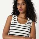 Amazon Essentials Women's Regular-Fit 100% Cotton Sleeveless Tank Top, Pack of 2 (L)