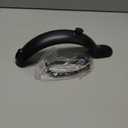 OUKENS Electric Scooter Mudguard, Professional Splash Proof 4 Hole Scooter Mudguard Replacement, M365 Scooter Fender Replacement Accessory Support (Black)