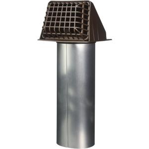 Dryer Vent Hood Assembly Brown