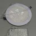 7 Inch 3CCT Ultra-Thin LED Recessed Light with Junction Box, 3000K/4500K/6000K Selectable, 18W Eqv 125W, Dimmable Ceiling Lights 1600LM Brightness Canless Wafer Downlight