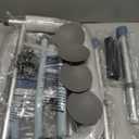 Toilet Safety Rails, Adjustable Toilet Frame for Elderly, Seniors, Handicap & Disabled, Foldable Handicap Toilet Handles Fit Any Toilets (300 LB) (Gray)