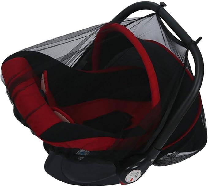 Baby Carseat Netting Cover MosquitoProof Mesh Net With Elastic Closures Mosquitoes Cover For Carrycots Infant Care Product Baby Carseat Mesh Net