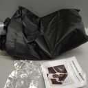 100% Blackout Curtains for Bedroom 57x118 inch,Removable Cuttable No Drill Blackout Shades,Portable Temporary Black Out Window Cover,Black Out Blinds for Nursery,Dorm,Travel,RV or Renter Use