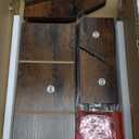 YINMIT Coffee Station Organizer for Countertop, Wood Coffee Bar Organizer with Removable Dividers for Pods, Syrup, Cups, Stirrer, Tea - Office Bar Accessories, Iron Wire-Vintage Brown