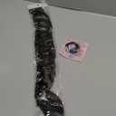 BARSDAR 26 Inch Long Braided Ponytail Extension with Hair Tie - Straight Sleek Wrap Around Dark Brown Braided Ponytail Hair Extensions - Synthetic Pony Tails Hairpieces for Women - Dark Brown