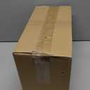 Meicloud Acrylic Record Holder - Modern Vinyl Record Storage Box, LP Record Organizer, Clear Lucite Record Case with Handles, Album Record Display Bin, Holds up to 35-45 Records