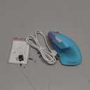 Vassink Ergonomic Wireless Rechargeable Mouse, USB A+Type C(2in 1) Connection, 800/1200/1600 DPI, 6 Buttons, 2.4GHz Carpal Tunnel Vertical Mice, for Laptop, Desktop,MacBook Purple Gradient Green