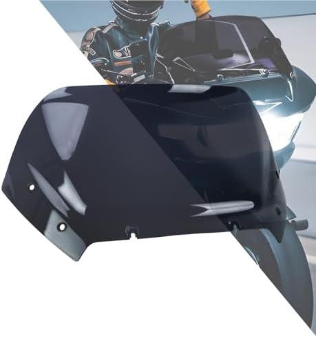 HDBUBALUS Road Glide Windshield 10" Wave Fairing Windscreen Cover for Harley FLTRX 2024-2025 FLTRXSE 2023-2025 FLTRXSTSE 2024-2025 (Black)