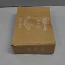 8.1 Inch Pet Bird Mirror with Perch Stand and Parakeet Chew Toys,Parrot Toys Bird Cage Decorative Accessory, Helps Birds Release Stress for Canaries Budgies Lovebirds Conures Cockatiels (Pink)