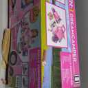 Barbie Camper, Doll Playset with 50 Accessories, Transforms into Truck, Boat & House, Includes Pool, 3-in-1 Dream Camper