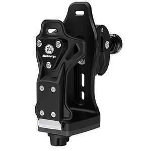 Extra Large Motorcycle Cup Holder Anti Theft, Mathtoxyz Bike Water Bottle Holder 1.95 – 3.6 inch Universal Size Handlebar Drink Holder Cage for Moto Bicycle, Boat, Scooter, Stroller, Wheelchair