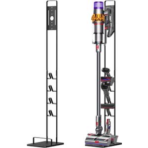 Foho Vacuum Stand Compatible for Dyson V15 V11 V10 V8 V7 V6, Metal Storage Bracket Stand Holder Compatible for Dyson Handheld DC30 DC31 DC34 DC35 DC58 DC59 DC62 Cordless Vacuum Cleaners & Accessories