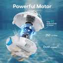 [2026 New] AQUVII K2 Cordless Robotic Pool Cleaner, 120 Mins Runtime Pool Vacuum, Strong Suction for Above-Ground & Inground Pool Flat Pool up to 860 Sq.ft, Auto-Parking & Lightweight