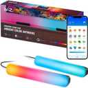 WiZ Connected Gradient Light Bars, RGBIC, Display Multiple Colors, 150 Lumens, Versatile Placement, Easy Setup, LED, Connect to Wi-Fi, Control with App/Voice