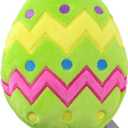 Midlee Plush Easter Egg Dog Toy with Squeaker (Green)-Large