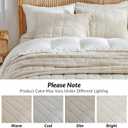 WARMDERN Linen Cotton Quilts Set Queen Size, 100% Cotton Khaki Quilt Bedspreads with Box Stitched, 3 Pieces Soft Lightweight Bedspreads Coverlet with 2 Pillow Shams for All Season, Khaki, 90x96 inches