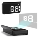 Heads up Display for Cars,Car HUD,Head up Display for Car,Digital GPS HUD Speedometer,USB Cable Plug and Play,Automatic Brightness Adjustment,Large Font Display (K1-White)